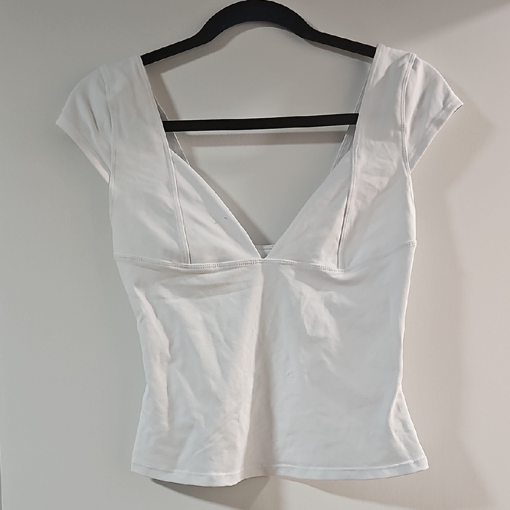 Source Unknown White Crop Top